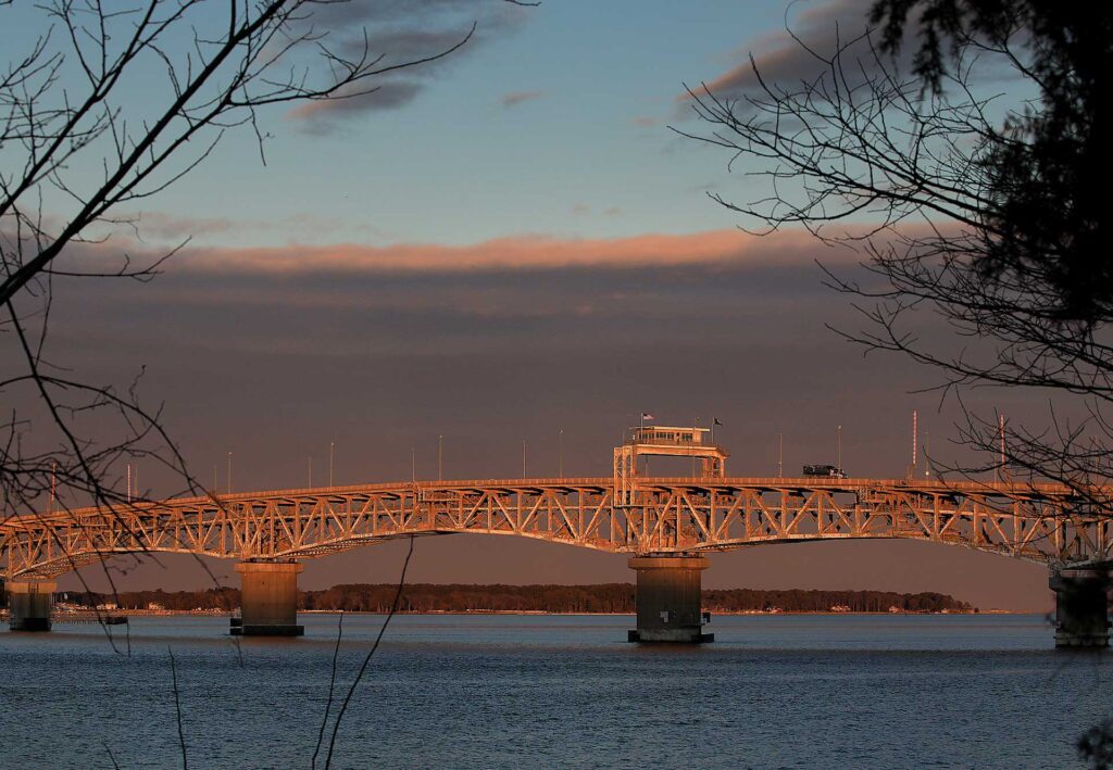 Coleman Bridge Sunset