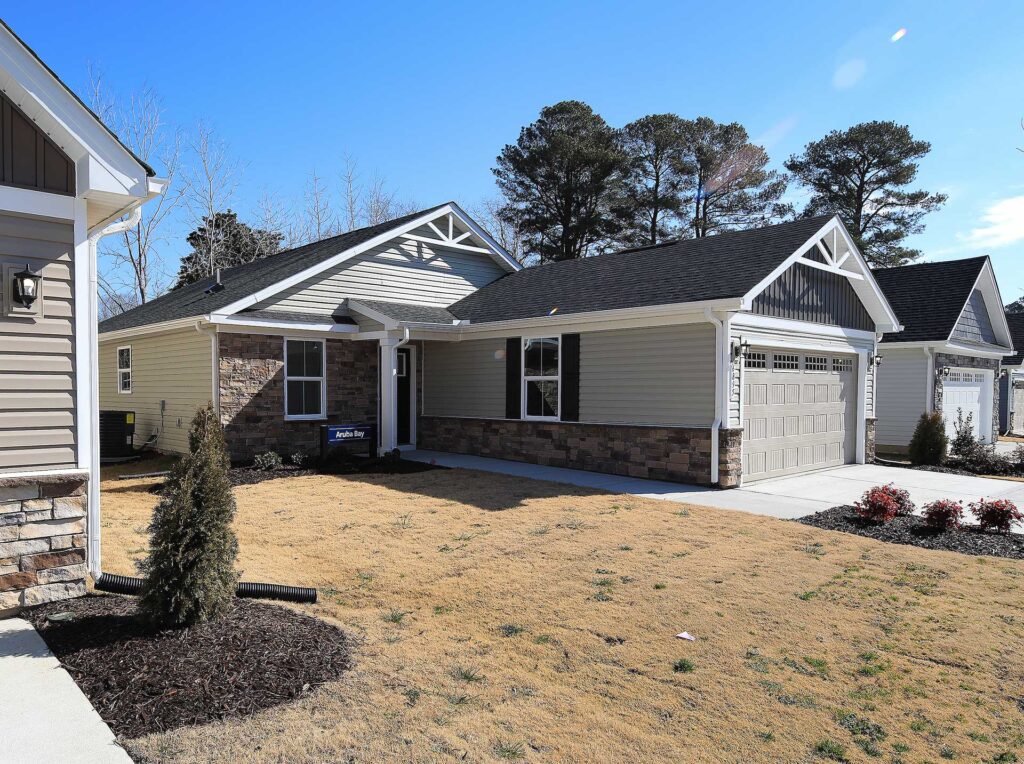 The Aruba Bay model home at Main Street Landing